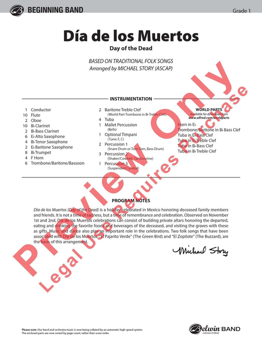 Día de los Muertos Day of the Dead 總譜 | 小雅音樂 Hsiaoya Music