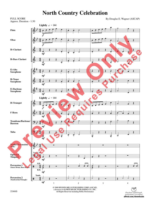 North Country Celebration 總譜 | 小雅音樂 Hsiaoya Music