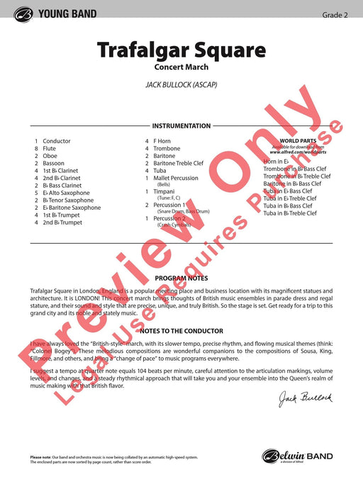 Trafalgar Square Concert March 音樂會進行曲 總譜 | 小雅音樂 Hsiaoya Music