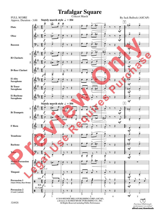 Trafalgar Square Concert March 音樂會進行曲 總譜 | 小雅音樂 Hsiaoya Music