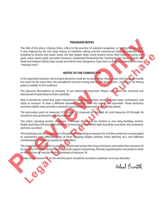 Chasing Orion 總譜 | 小雅音樂 Hsiaoya Music