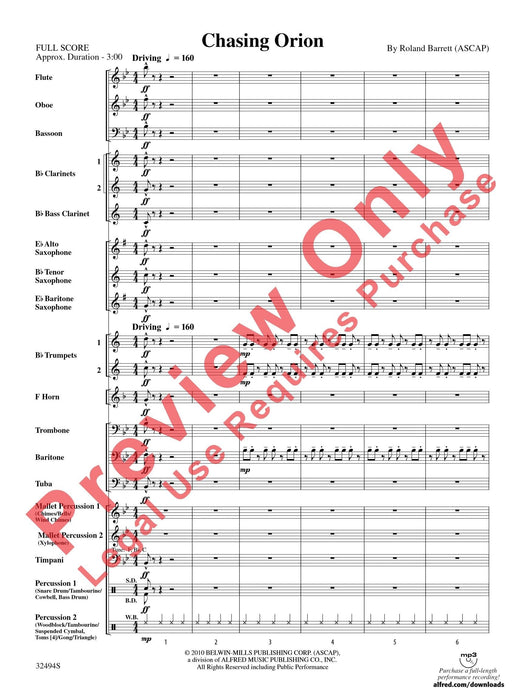 Chasing Orion 總譜 | 小雅音樂 Hsiaoya Music