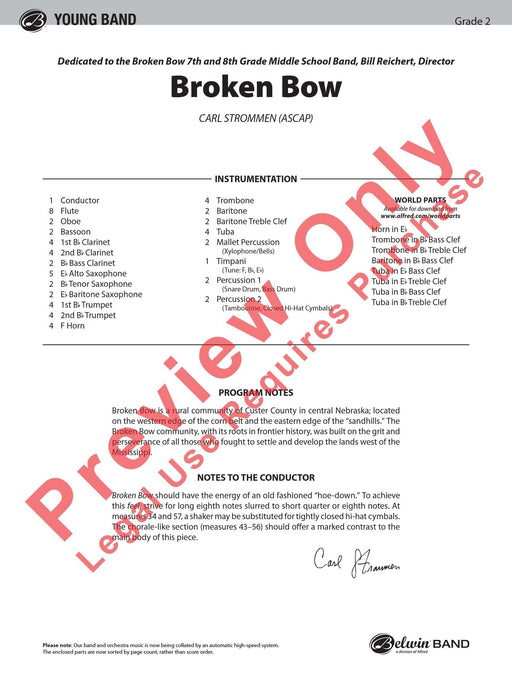 Broken Bow 總譜 | 小雅音樂 Hsiaoya Music