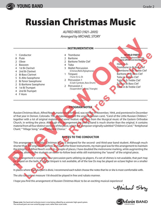 Russian Christmas Music 總譜 | 小雅音樂 Hsiaoya Music