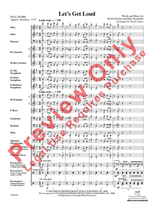 Let's Get Loud 總譜 | 小雅音樂 Hsiaoya Music