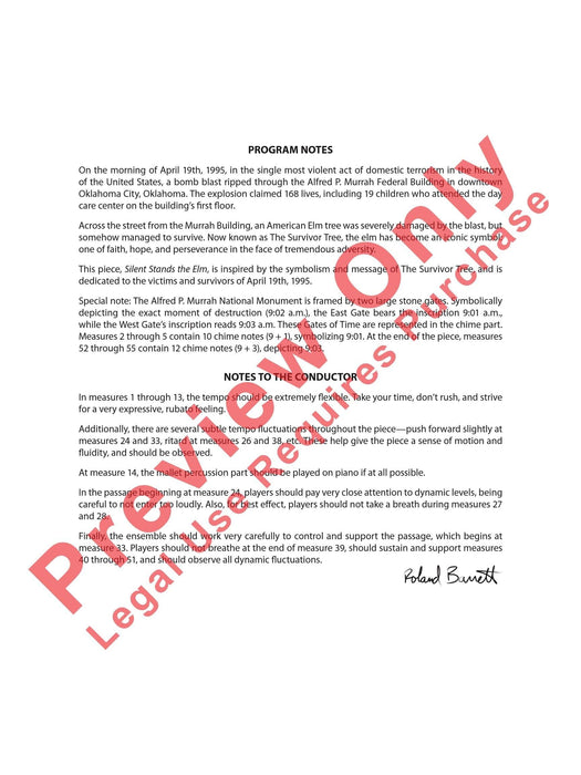 Silent Stands the Elm 總譜 | 小雅音樂 Hsiaoya Music