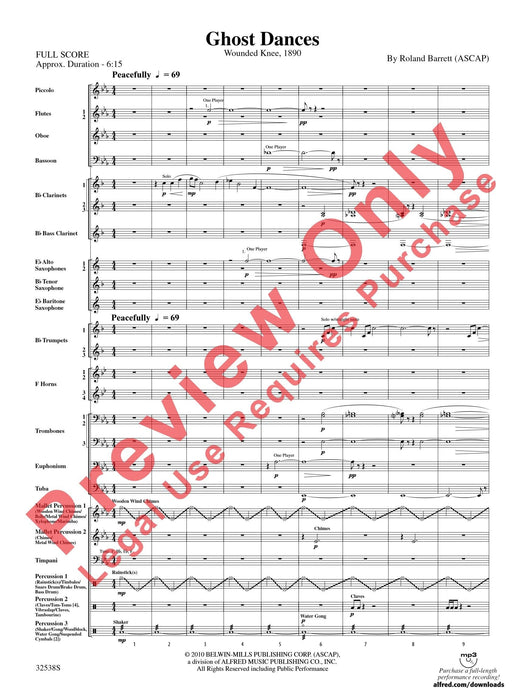 Ghost Dances Wounded Knee, 1890 舞曲 總譜 | 小雅音樂 Hsiaoya Music