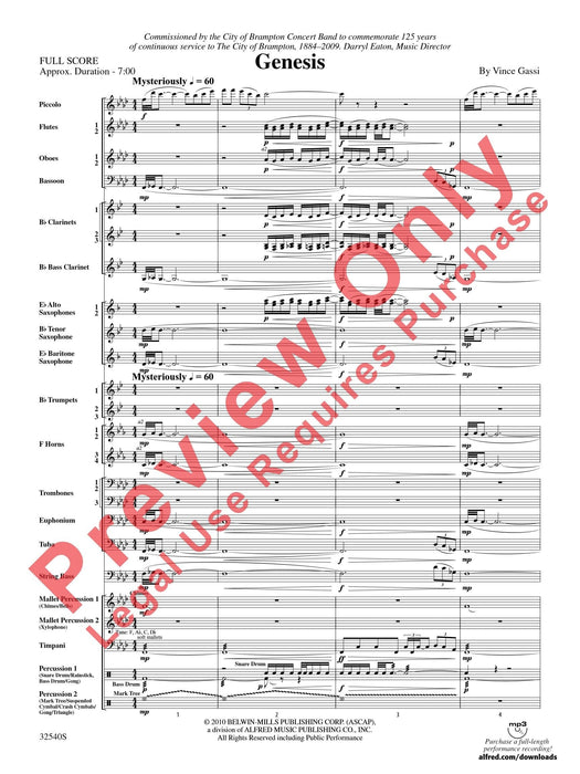 Genesis 總譜 | 小雅音樂 Hsiaoya Music