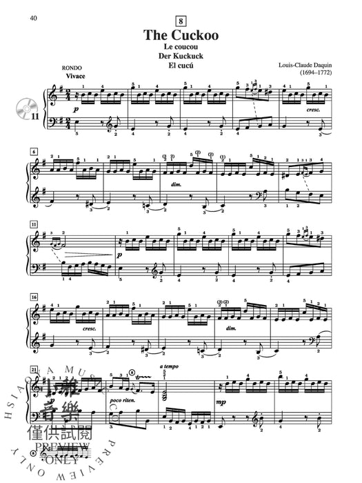 Suzuki Piano School New International Edition Piano Book and CD, Volume 5 鋼琴 | 小雅音樂 Hsiaoya Music