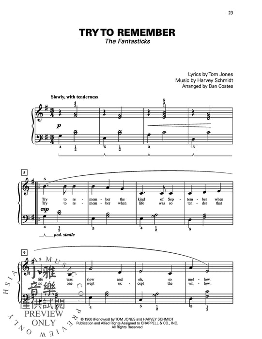 Dan Coates Popular Piano Library: On the Stage, Book 1 鋼琴 | 小雅音樂 Hsiaoya Music