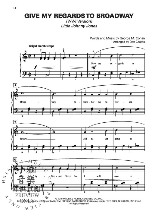 Dan Coates Popular Piano Library: On the Stage, Book 1 鋼琴 | 小雅音樂 Hsiaoya Music