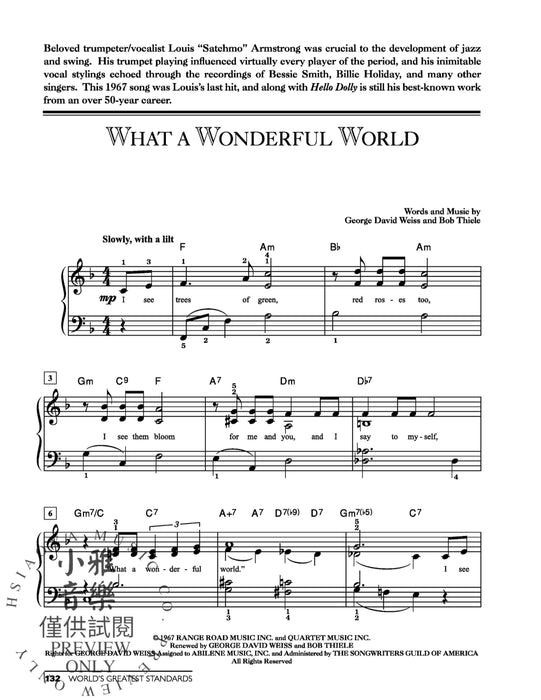 World's Greatest Standards 52 of the Most Popular and Best Loved Standards | 小雅音樂 Hsiaoya Music