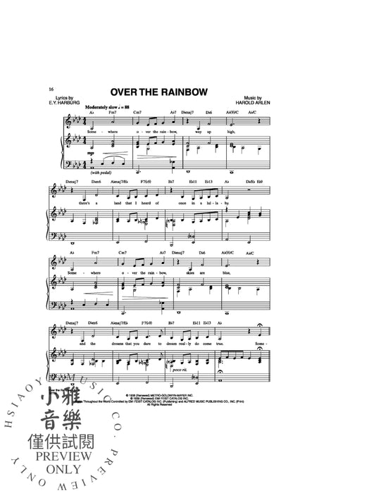 The Wizard of Oz: 70th Anniversary Deluxe Songbook (Vocal Selections) | 小雅音樂 Hsiaoya Music