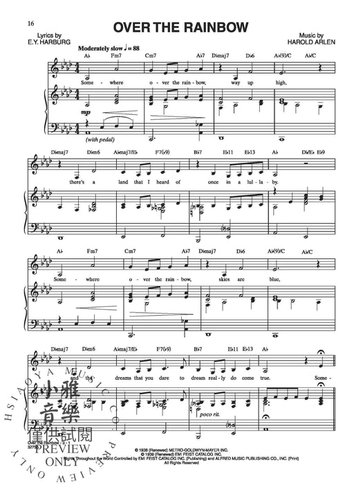 The Wizard of Oz: 70th Anniversary Deluxe Songbook (Vocal Selections) | 小雅音樂 Hsiaoya Music