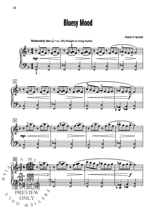 Celebrated Jazzy Solos, Book 2 11 Solos in Jazz Styles for Late Elementary to Early Intermediate Pianists 獨奏 獨奏 爵士音樂 | 小雅音樂 Hsiaoya Music