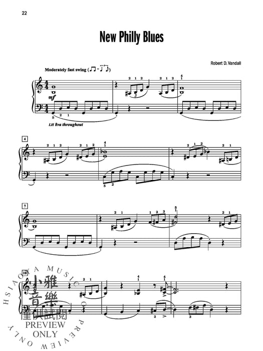 Celebrated Jazzy Solos, Book 4 8 Solos in Jazz Styles for Intermediate Pianists 獨奏 獨奏 爵士音樂 | 小雅音樂 Hsiaoya Music