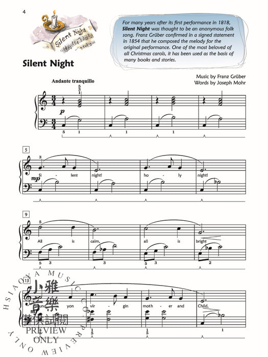 Premier Piano Course, Christmas 4 鋼琴 | 小雅音樂 Hsiaoya Music