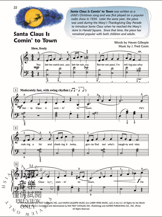 Premier Piano Course, Christmas 4 鋼琴 | 小雅音樂 Hsiaoya Music