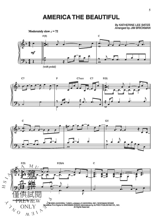 The Essential Jim Brickman, Volume 3: Songs of Hope and Patriotism 三重奏 | 小雅音樂 Hsiaoya Music