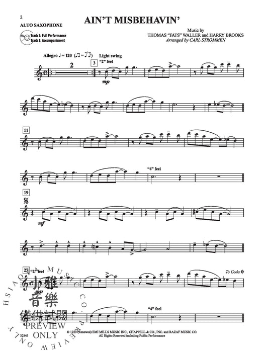 Instrumental Solos by Special Arrangement 11 Songs Arranged in Jazz Styles with Written-Out Improvisations 獨奏 編曲 爵士音樂 | 小雅音樂 Hsiaoya Music