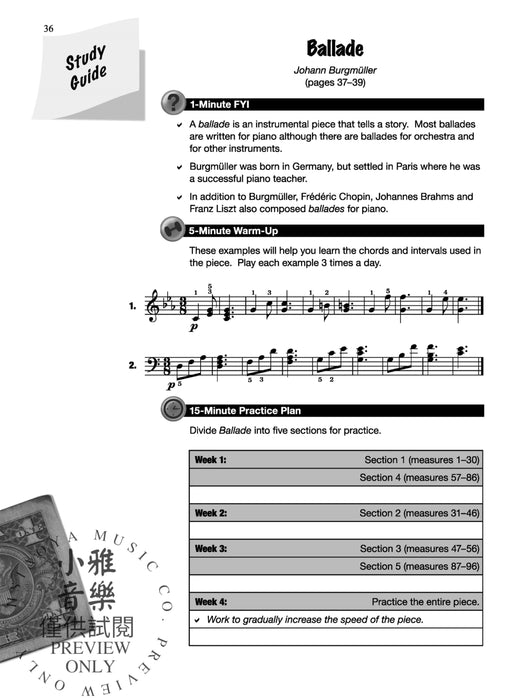 Piano for Busy Teens, Book 2 12 Pieces with Study Guides to Maximize Limited Practice Time 鋼琴 小品 | 小雅音樂 Hsiaoya Music