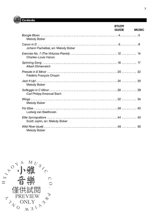 Piano for Busy Teens, Book 3 11 Pieces with Study Guides to Maximize Limited Practice Time 鋼琴 小品 | 小雅音樂 Hsiaoya Music