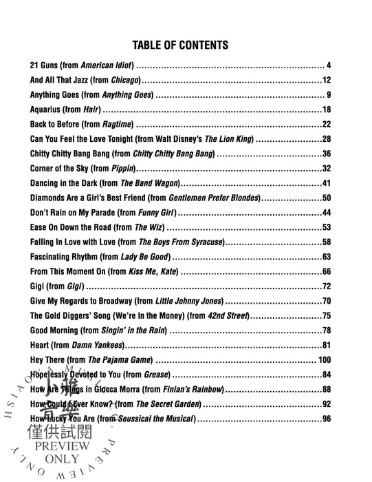 Top 50 Broadway Hits 百老匯 | 小雅音樂 Hsiaoya Music