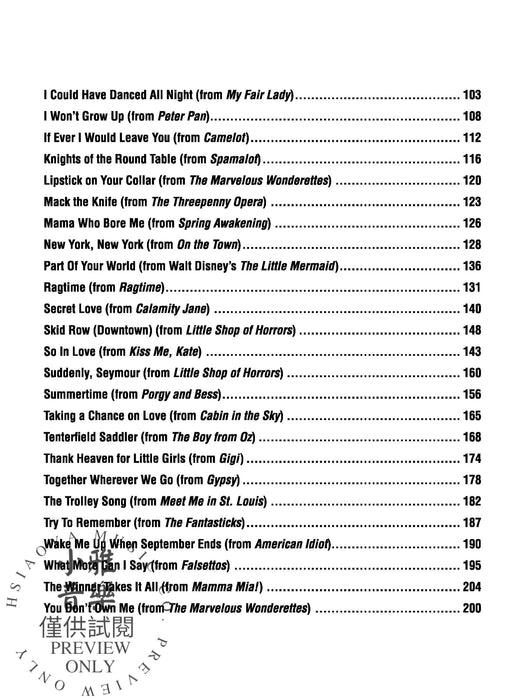 Top 50 Broadway Hits 百老匯 | 小雅音樂 Hsiaoya Music