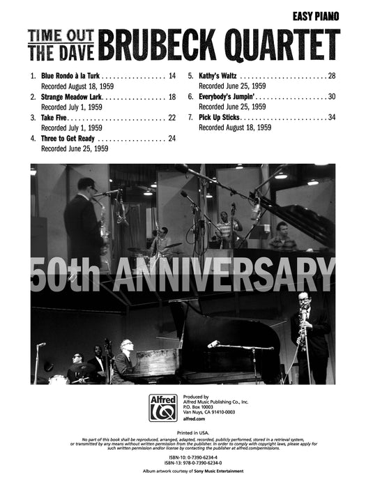 Time Out: The Dave Brubeck Quartet 50th Anniversary Edition 四重奏 | 小雅音樂 Hsiaoya Music