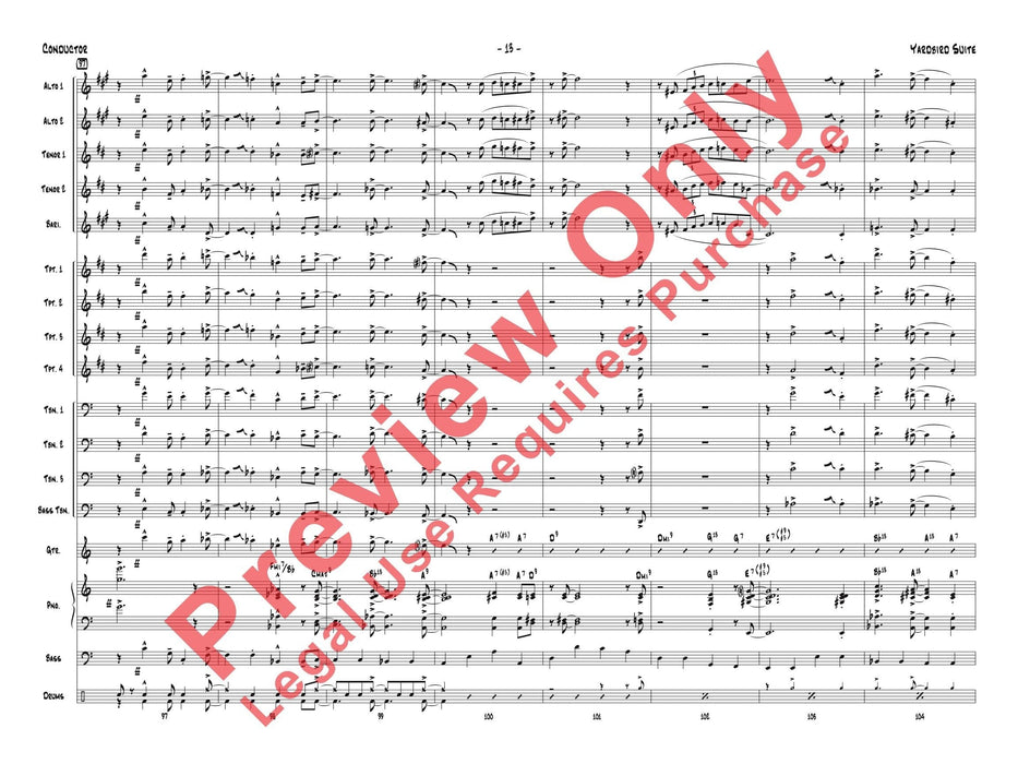 Yardbird Suite 組曲 總譜 | 小雅音樂 Hsiaoya Music