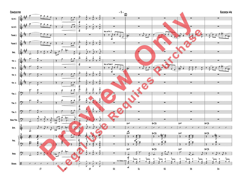 Recorda Me 總譜 | 小雅音樂 Hsiaoya Music