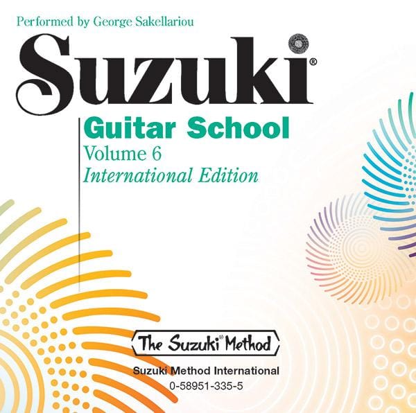 Suzuki Guitar School CD, Volume 6 CD | 小雅音樂 Hsiaoya Music