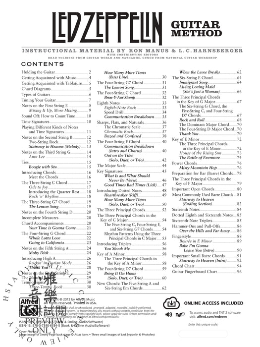 Led Zeppelin Guitar Method Learn How to Play Guitar with the Melodies and Riffs of Led Zeppelin 吉他 | 小雅音樂 Hsiaoya Music