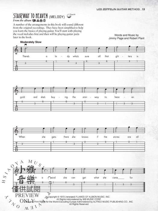 Led Zeppelin Guitar Method Learn How to Play Guitar with the Melodies and Riffs of Led Zeppelin 吉他 | 小雅音樂 Hsiaoya Music
