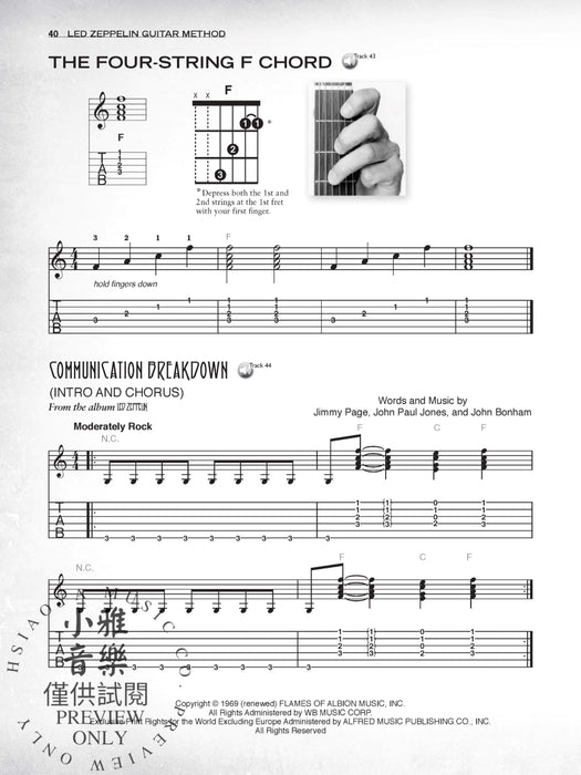 Led Zeppelin Guitar Method Learn How to Play Guitar with the Melodies and Riffs of Led Zeppelin 吉他 | 小雅音樂 Hsiaoya Music