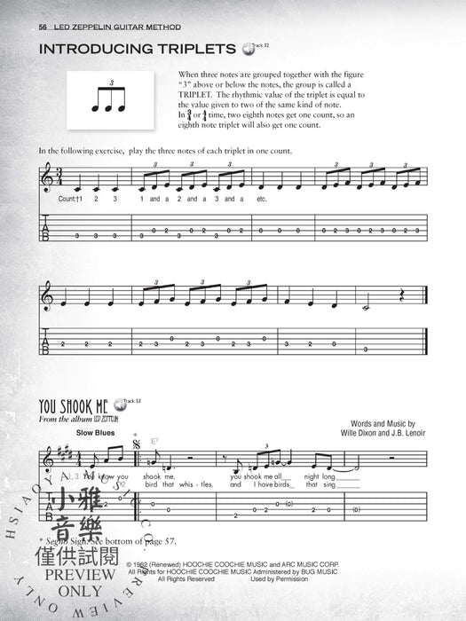 Led Zeppelin Guitar Method Learn How to Play Guitar with the Melodies and Riffs of Led Zeppelin 吉他 | 小雅音樂 Hsiaoya Music