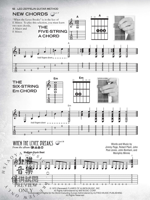 Led Zeppelin Guitar Method Learn How to Play Guitar with the Melodies and Riffs of Led Zeppelin 吉他 | 小雅音樂 Hsiaoya Music
