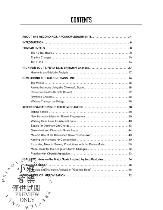 Jimmy Haslip: Modern Improvisation for Bass 即興演奏 | 小雅音樂 Hsiaoya Music