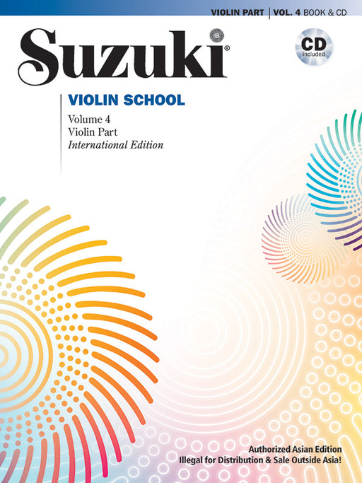 Suzuki Violin School, Volume 4 Asian Edition 小提琴 | 小雅音樂 Hsiaoya Music