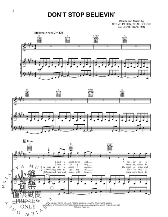 Don't Stop Believin' | 小雅音樂 Hsiaoya Music