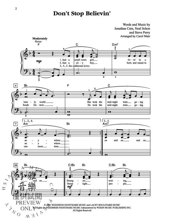 Don't Stop Believin' | 小雅音樂 Hsiaoya Music