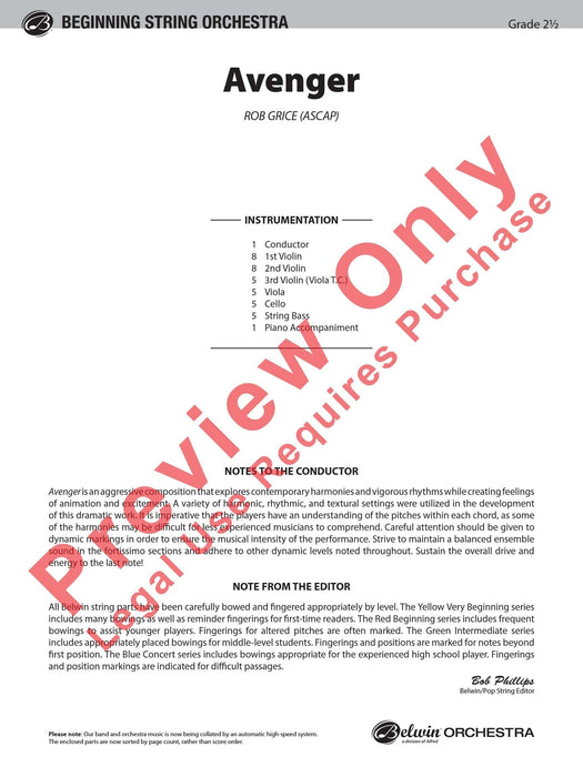 Avenger 總譜 | 小雅音樂 Hsiaoya Music