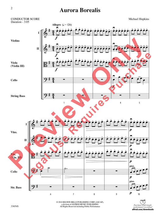 Aurora Borealis 總譜 | 小雅音樂 Hsiaoya Music