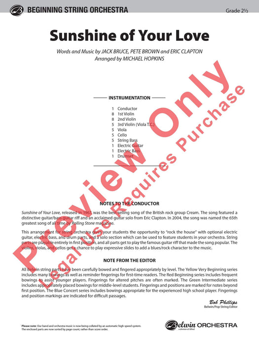 Sunshine of Your Love As performed by Cream | 小雅音樂 Hsiaoya Music