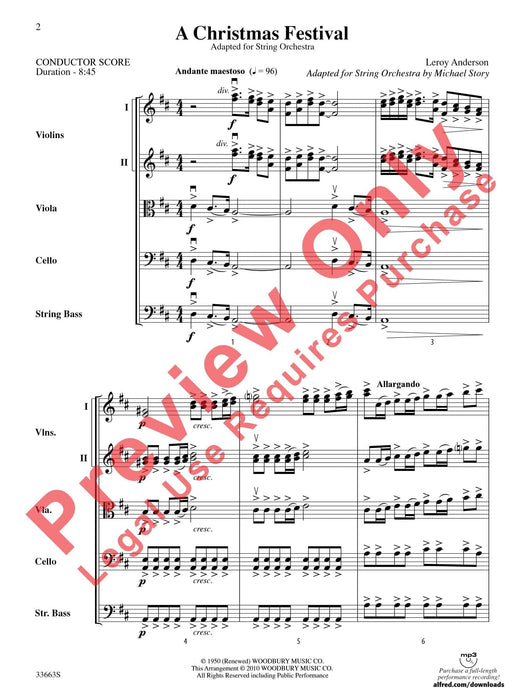 A Christmas Festival A Swinging Christmas 總譜 | 小雅音樂 Hsiaoya Music