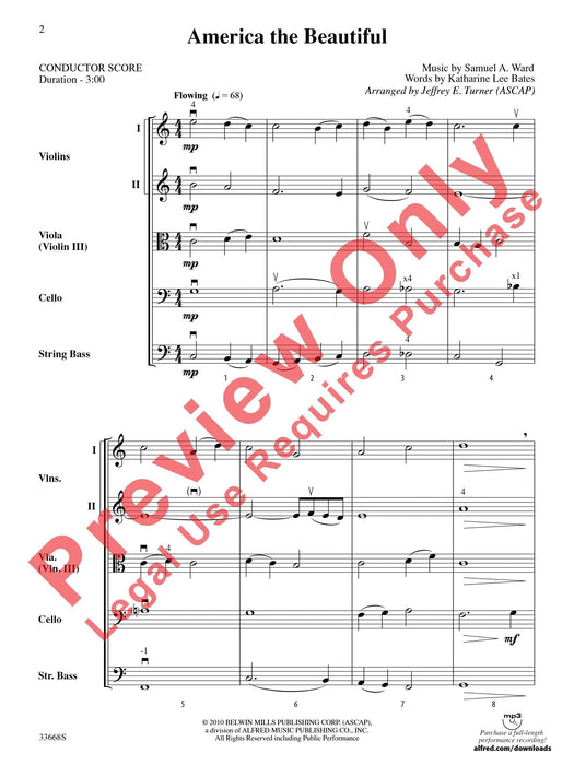 America the Beautiful 總譜 | 小雅音樂 Hsiaoya Music