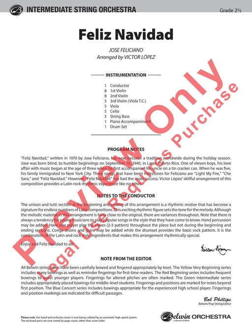 Feliz Navidad 總譜 | 小雅音樂 Hsiaoya Music