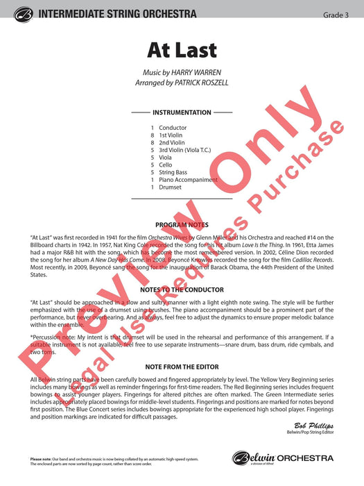 At Last As performed by Beyoncé 總譜 | 小雅音樂 Hsiaoya Music