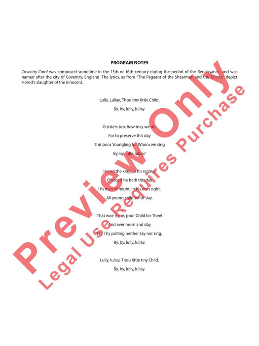 Coventry Carol 耶誕頌歌 | 小雅音樂 Hsiaoya Music