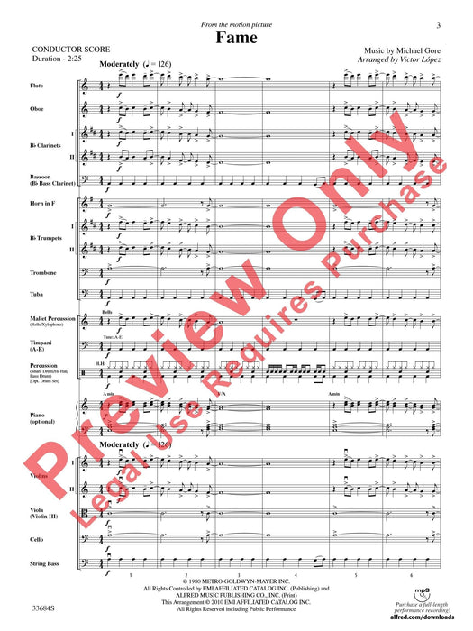 Fame (from the Motion PictureFame) 總譜 | 小雅音樂 Hsiaoya Music